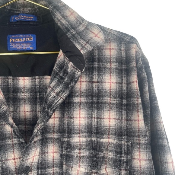Pendleton Men's Black Plaid Shirt XL - Picture 2 of 5